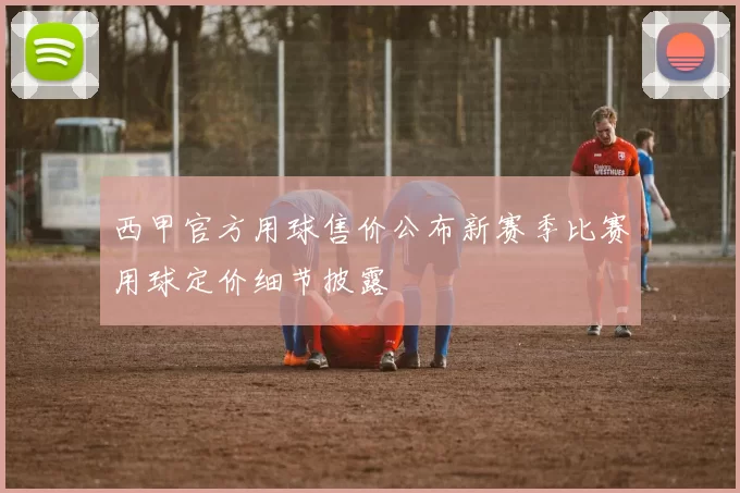 西甲官方用球售价公布新赛季比赛用球定价细节披露